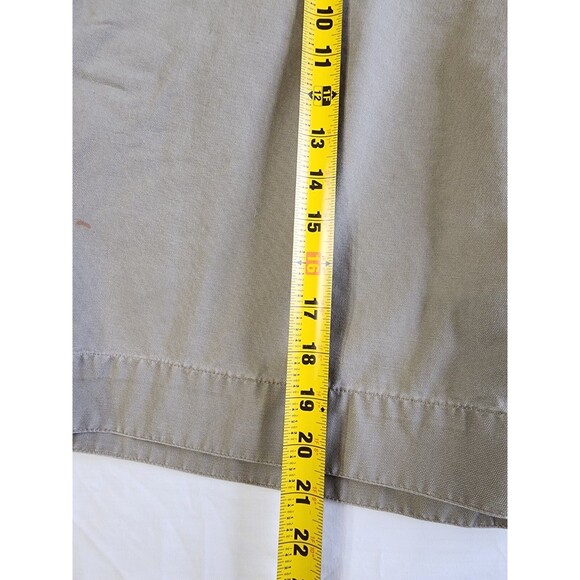 Columbia Sportswear Co. Men's Size 38 Khaki Chino Shorts Embroidered Pocket Logo - Picture 11 of 16